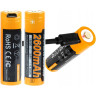 Аккумулятор 18650 FENIX ARB-L18 2600mAh ARB-L18-2600